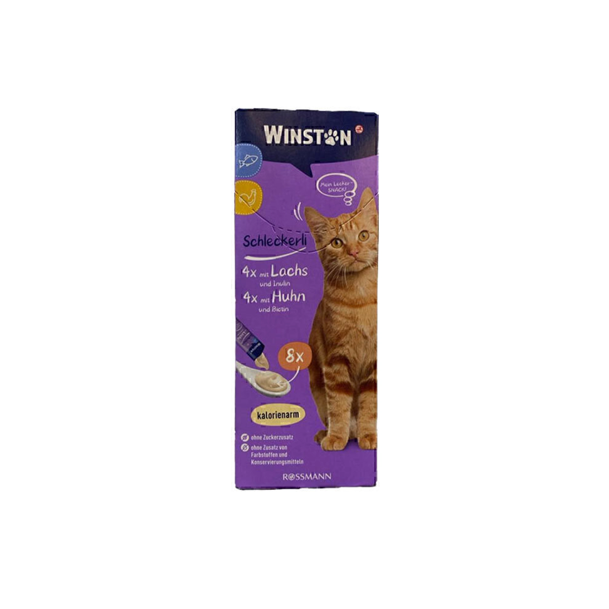 بستنی گربه وینستون مرغ و ماهی - Winston Lachs & Huhn