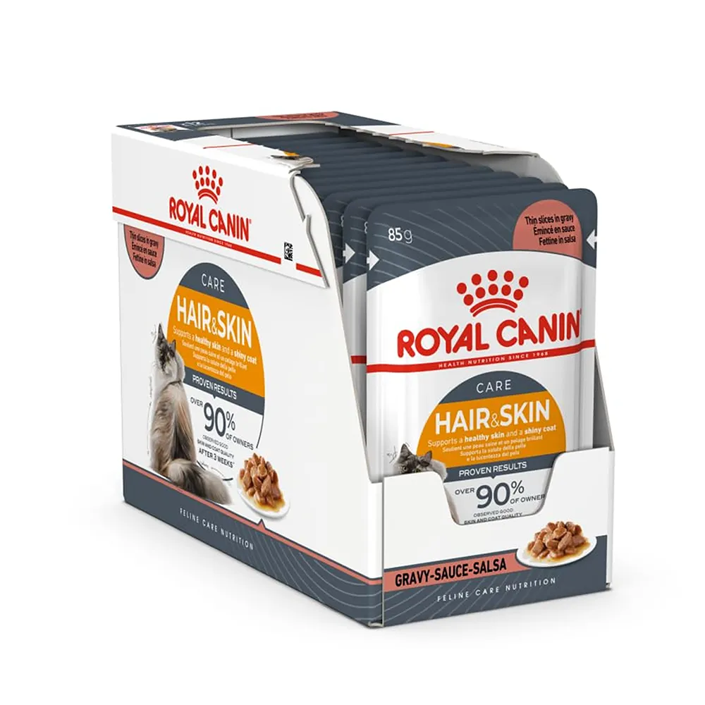 پوچ گربه رویال کنین هیر اند اسکین - Royal Canin Hair & Skin