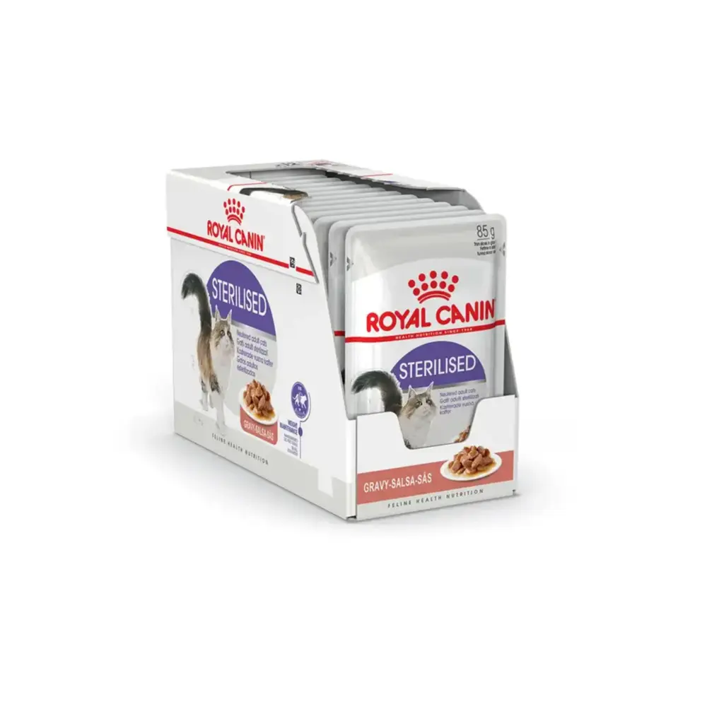 پوچ گربه رویال کنین استریلایزد گریوی - Royal Canin Sterilised Gravy