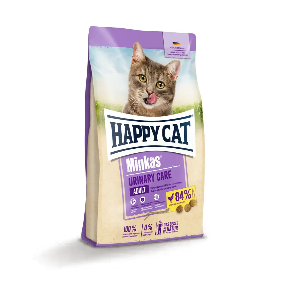 غذای خشک گربه هپی کت مینکاس یورینری - Happy Cat Minkas Urinary