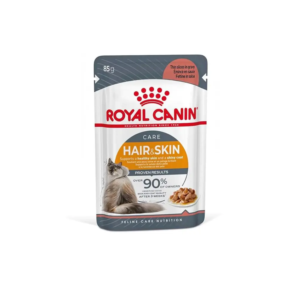 پوچ گربه رویال کنین هیر اند اسکین - Royal Canin Hair & Skin