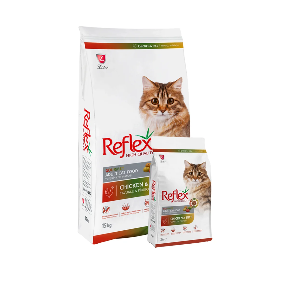 غذای خشک گربه رفلکس مولتی کالر - Reflex Adult Multicolor